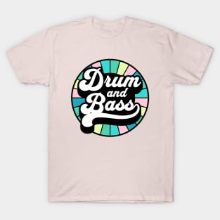 DRUM AND BASS  - Color Wheel T-Shirt